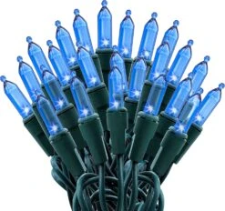 100-count LED Christmas Lights, Blue