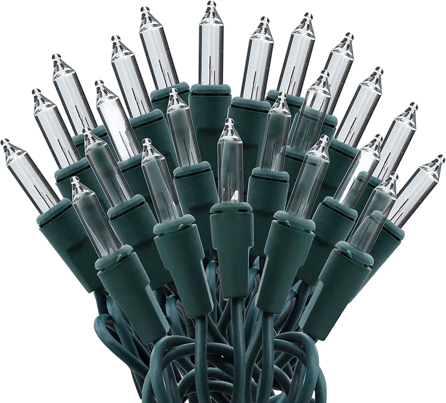 2 Set Of 100-Count Clear Green Wire Christmas Lights 8 2 Set Of 100-Count Clear Green Wire Christmas Lights - Image 6