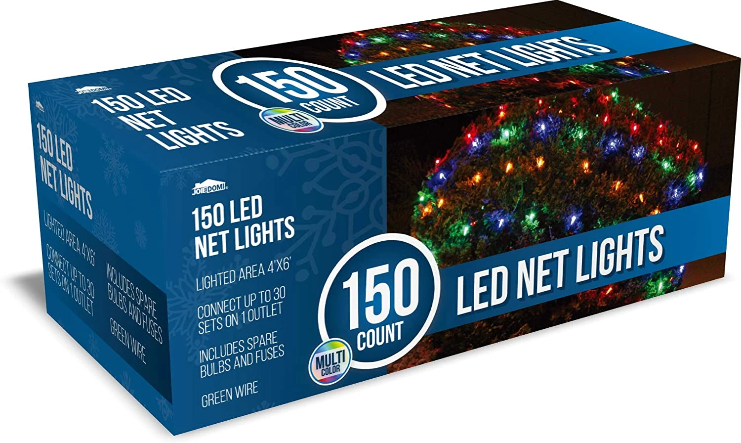 150 LED Net Lights, Multicolor 7 150 LED Net Lights, Multicolor - Image 5