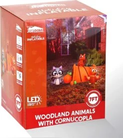 6ft Inflatable Woodland Animals With Cornucopia -Joiedomi 81ZRQH9fpxL. AC SL1500