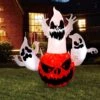 6FT Tall Halloween Inflatable Pumpkin With 3 Ghosts 2 6FT Tall Halloween Inflatable Pumpkin With 3 Ghosts -Joiedomi 81ZZugkZ7GL. AC SL1500