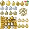 50 Pcs Gold & Silver Christmas Ornaments 2 50 Pcs Gold & Silver Christmas Ornaments -Joiedomi 81a4mtX1zuL. AC SL1500