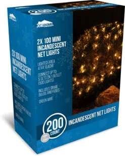 2x 100 Incandescent Christmas Net Lights, Warm White -Joiedomi 81aC zxApRL. AC SL1500