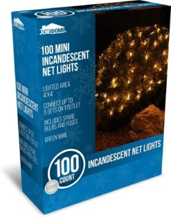 100 Incandescent Christmas Net Lights, Warm White -Joiedomi 81aP 8 J0XL. AC SL1500