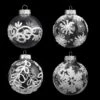 12 Pcs White & Clear Christmas Ball Ornaments -Joiedomi 81ek92wGIKL. AC SL1500