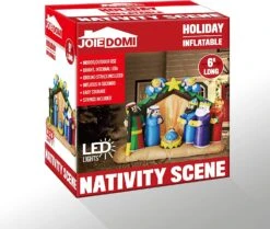 Large Nativity Scene With Angels Inflatable (6 Ft) -Joiedomi 81fBtsHAkEL. AC SL1500