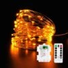 200 Count Orange LED Copper String Lights -Joiedomi 81g2fCDuefL. AC SL1500 1