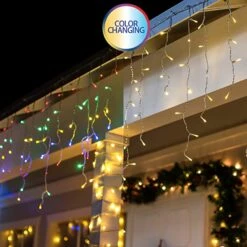 672 LED Christmas Icicle Lights Color Changing 12 672 LED Christmas Icicle Lights Color Changing -Joiedomi 81gNeXm5TKL. AC SX679