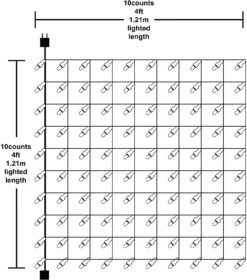 2x 100 Incandescent Christmas Net Lights, Warm White -Joiedomi 81glRls9sxL. AC SL1500 cc7de80e bfc9 4040 bf13 6afd89e3ee67