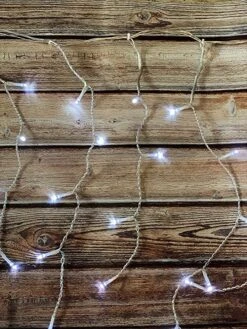 100 LED Christmas Icicle Lights Cool White -Joiedomi 81kJcvlRdhL. AC SY741
