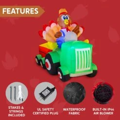 8 FT Inflatable Turkey Driving Car -Joiedomi 81l8Xb7pXkL. AC SL1500