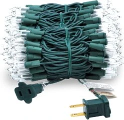 150 Counts Clear Green Wire Christmas Lights Set Of 3 12 150 Counts Clear Green Wire Christmas Lights Set Of 3 -Joiedomi 81lAUhdMwML. AC SL1500