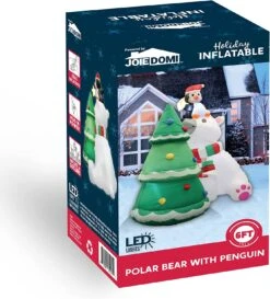 Large Polar Bear Christmas Tree Inflatable (6 Ft) -Joiedomi 81lUWtYU xL. AC SL1500 1