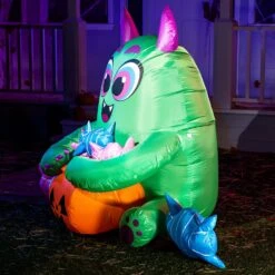5ft Halloween Inflatable Monster Candy -Joiedomi 81nQg4qXpZL. AC SL1500
