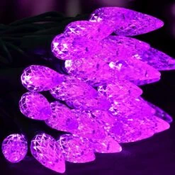 50.5 FT 150 Counts Of Purple LED C6 Green Wire Light Set -Joiedomi 81oOqZiBBzL. AC SL1500 1