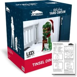 2.3ft LED Yard Light - Tinsel Dinosaur -Joiedomi 81pro1T8c1L. AC SL1500