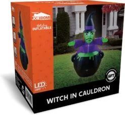 6ft Halloween Inflatable Witch In Cauldron -Joiedomi 81q WR5dFKL. AC SL1500