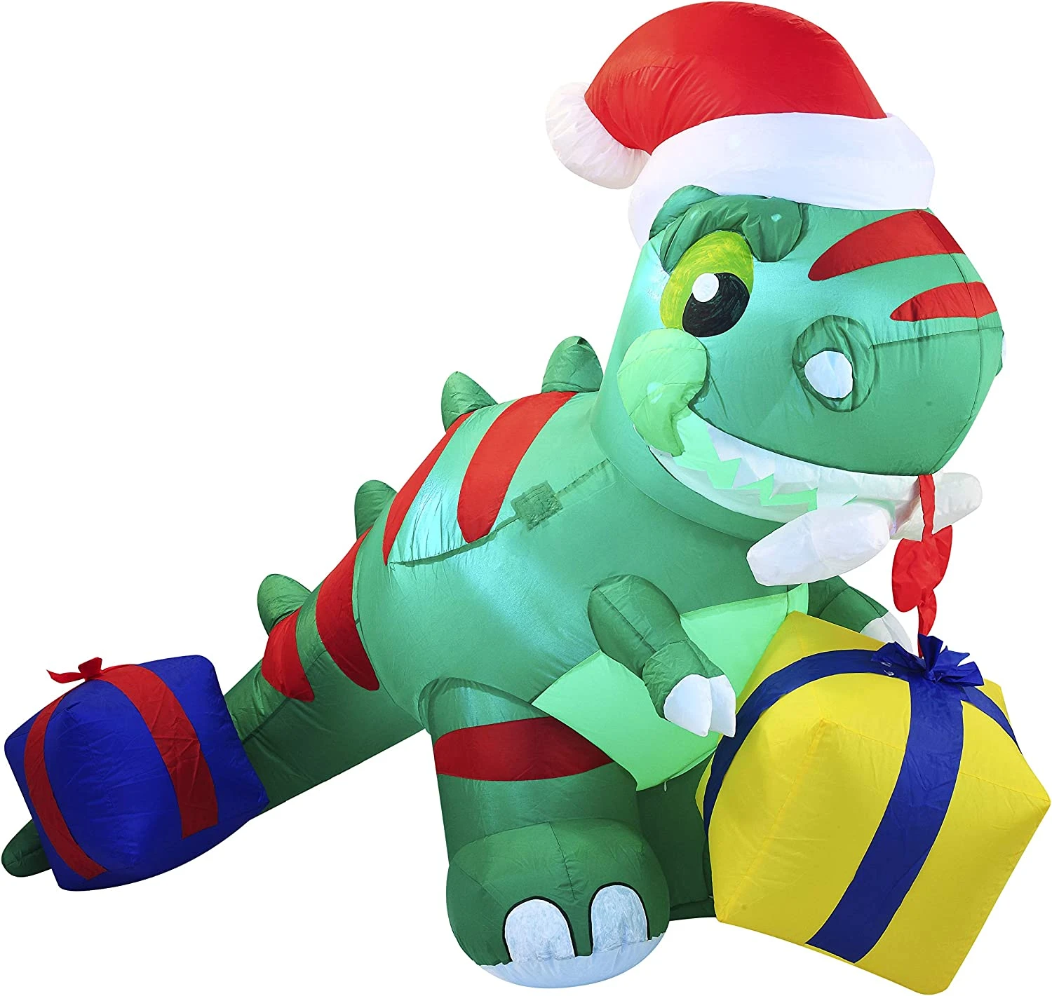 Christmas Large Dinosaur Inflatable (6 Ft) 4 Christmas Large Dinosaur Inflatable (6 Ft) - Image 2