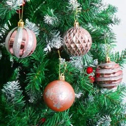 Rose Gold & Silver Christmas Ball Ornaments 36 Pcs -Joiedomi 81rhzufPjYL. AC SX679