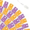 98.1 FT Orange & Purple LED 8 Modes Clear Wire Mini Light Set -Joiedomi 81s7S9rip9L. AC SL1500