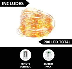 200 Count Orange LED Copper String Lights 11 200 Count Orange LED Copper String Lights -Joiedomi 81ujZUyYW5L. AC SL1500 1