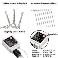 335 LED Tree Decoration Star Lights, White 13 335 LED Tree Decoration Star Lights, White -Joiedomi 81wpMNxYmmL. AC SL1500