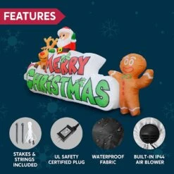 9.5ft Inflatable Merry Christmas -Joiedomi 81xCtoCcmNL. AC SL1500