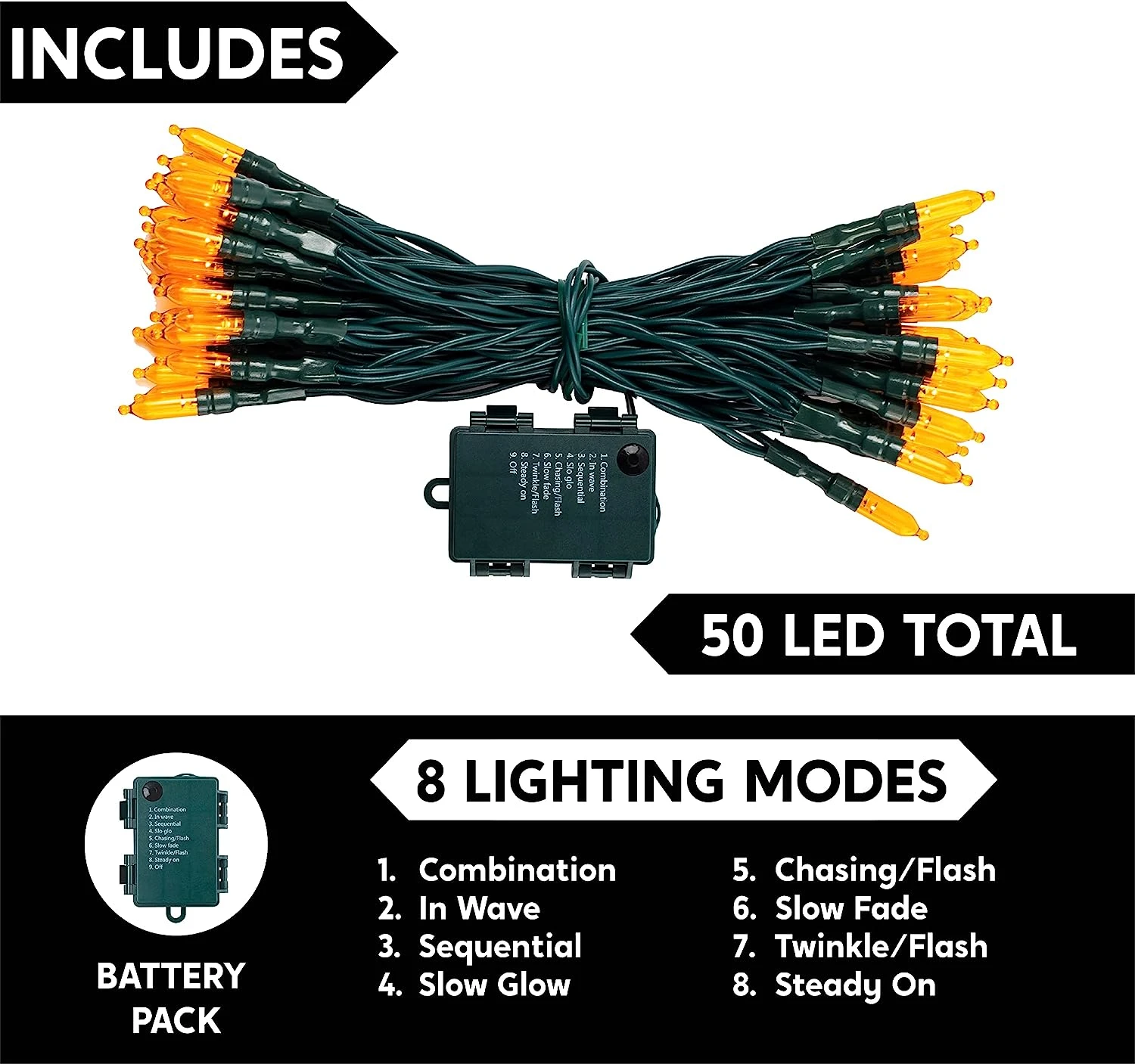 17.3ft LED String Lights 4 17.3ft LED String Lights - Image 2