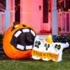 6ft Halloween Trick Or Treat - Pumpkin Eat Ghosts