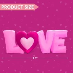 9 FT Inflatable Love Letters With LED Lights -Joiedomi 9 ft Long LOVE Letters 6 result