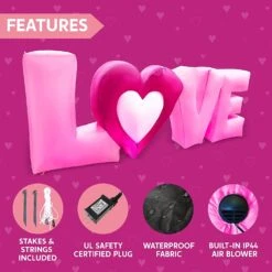 9 FT Inflatable Love Letters With LED Lights -Joiedomi 9 ft Long LOVE Letters 7 result