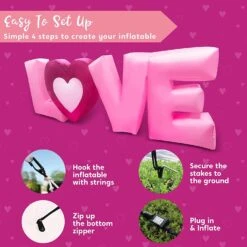 9 FT Inflatable Love Letters With LED Lights -Joiedomi 9 ft Long LOVE Letters 8 result