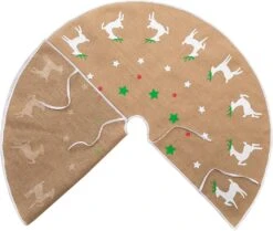 36in Burlap Reindeer Tree Skirt -Joiedomi 91 2ILGJt3L. AC SL1500