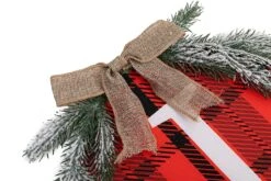 Christmas Joy Sign Buffalo Plaid Wreath -Joiedomi 910jIiwkwhL. AC SL1500