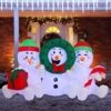 6 FT Long Inflatable Three Sitting Snowmans -Joiedomi 91478C5AoDL. AC SL1500