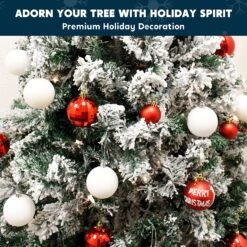 50 Pcs Christmas Ornaments, Red And White -Joiedomi 914qvUE0qQL. AC SL1500