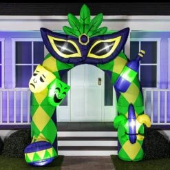 Mardi Gras Inflatable Yard Decoration