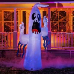 8ft Halloween Ghost With Ice Light And Blue Ribbon -Joiedomi 916bL88crRL. AC SL1500