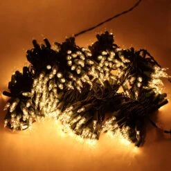 100 Counts Clear Green Wire Christmas Lights Set Of 4 -Joiedomi 917ekeyjssL. AC SL1500