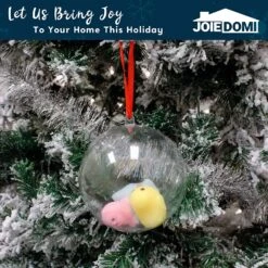 3.15in Plastic Fillable Christmas Ball Ornaments, 10 Pcs -Joiedomi 918dlwY8NKL. AC SL1500 1 aa525149 d0bc 45e1 bd2a 62cebf45375c