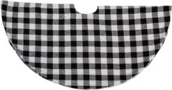 48in Buffalo White Plaid Christmas Tree Skirt -Joiedomi 918pQPU7zBL. AC SL1500