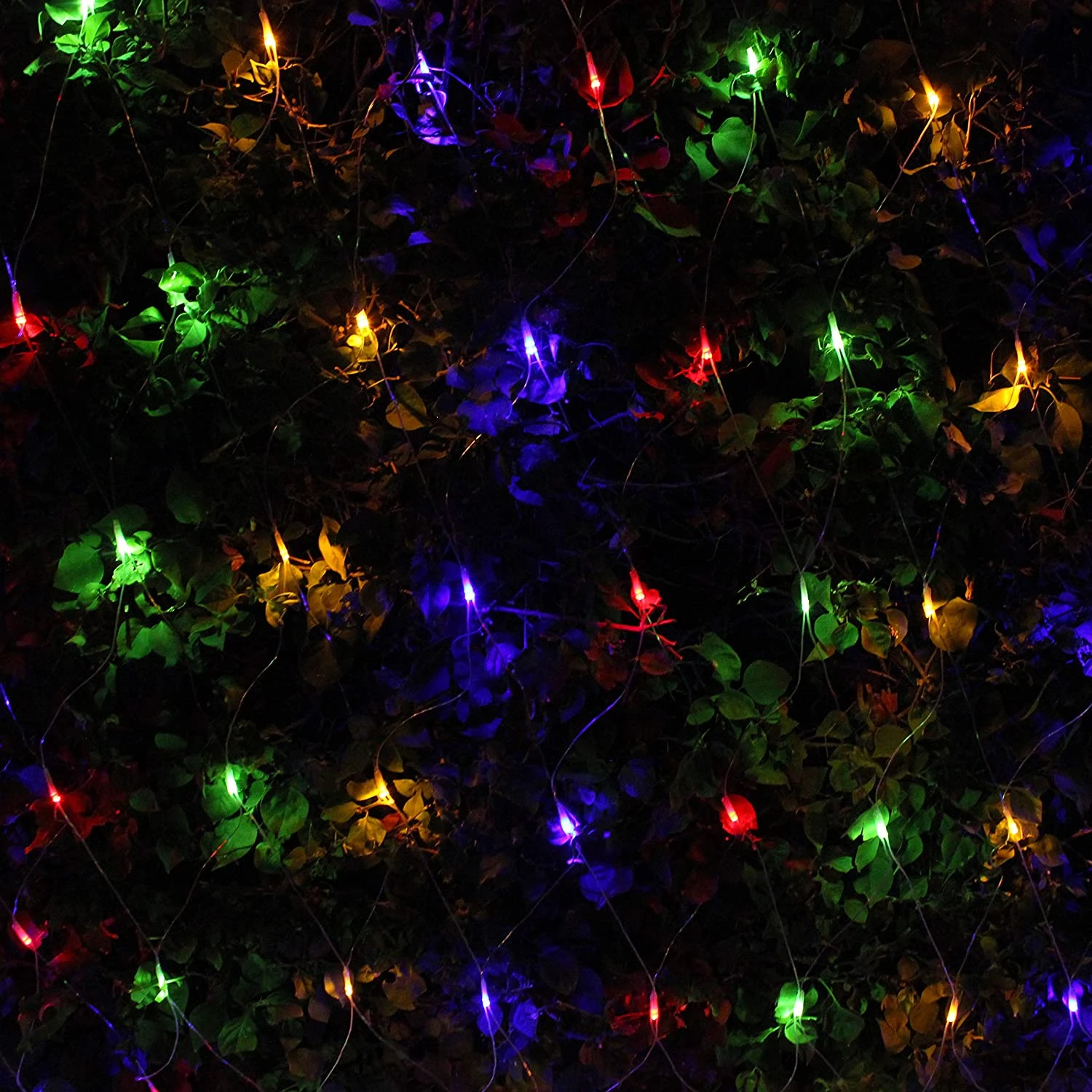200 LED Christmas Net Lights, Multicolor 4 200 LED Christmas Net Lights, Multicolor - Image 2