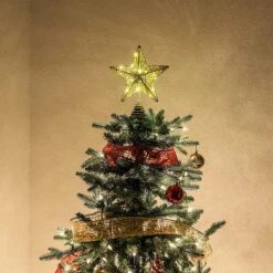 Gold Star Tree Topper, Warm White -Joiedomi 91APnKujuYL. AC SL1500