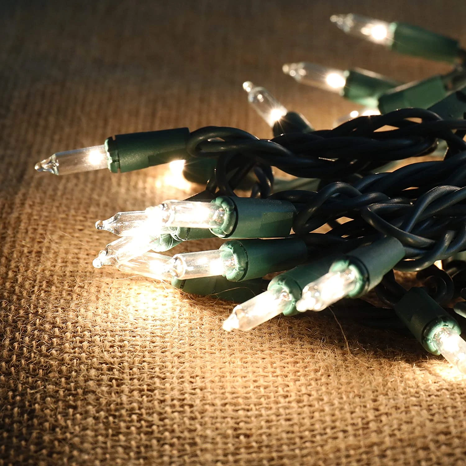 150 Counts Clear Green Wire Christmas Lights Set Of 3 4 150 Counts Clear Green Wire Christmas Lights Set Of 3 - Image 2