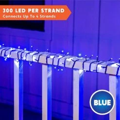 300-Count Blue LED Mini String Lights, 8 Modes -Joiedomi 91Bir1oLVHL. AC SL1500