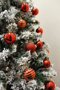 34 Pcs Christmas Ball Ornaments (Red) 11 34 Pcs Christmas Ball Ornaments (Red) -Joiedomi 91HAdyqq8wL. AC SL1500