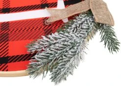 Christmas Joy Sign Buffalo Plaid Wreath -Joiedomi 91HMdKrLZwL. AC SL1500