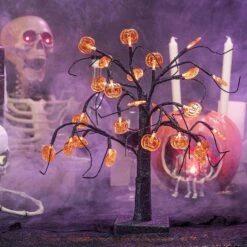 LED Spooky Tree Orange Pumpkin - 1.5ft -Joiedomi 91Mss4mpLZL. AC SL1500