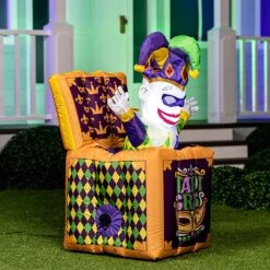 4 Ft Mardi Gras Jester In The Box -Joiedomi 91N5MnvmZfL. AC SL1500