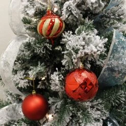24 Pcs Christmas Ball Ornaments (Red) -Joiedomi 91NwaR5GCuL. AC SL1500
